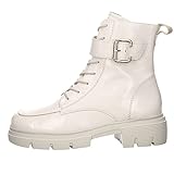 Decksohle: Leder Paul Green Damen Boots weiß Gr. 40