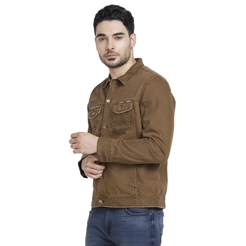 Image of Spykar Men's Cotton Standard Length Jackets