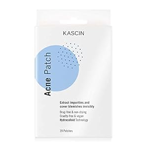 KASCIN Premium Pickel Patch Hydrocolloid – 39 Akne Patches – Made in Korea – Pimple Acne Patch Pflaster in zwei Größen…