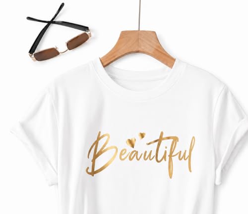 Image of Jawdrobe Women's Graphic Printed T-Shirt Soft Cotton Blend Tee for Everyday Style | Oversized Fit Half Sleeve Printed Round Neck T-Shirt for Women