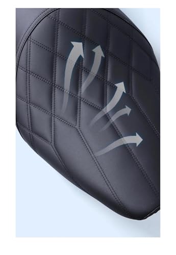 Cojín pasajero trasero Rebel CM500 CM300 asiento moto negro brillante 2