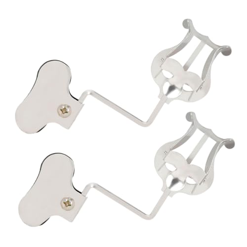 Yardwe Music Stand Score Clip Lightweight Portable Instrument Sheet Music Rack for Piano Trumpet Trombone