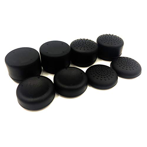 Gebaisi Four Styles Silicone Thumb Stick Caps Grip Gamepad Analog Joystick for Playstation PS5 Controller(8 Pieces Black) Gebaisi Four Styles Silicone Thumb Stick Caps Grip Gamepad Analog Joystick for Playstation PS5 Controller(8 Pieces Black)