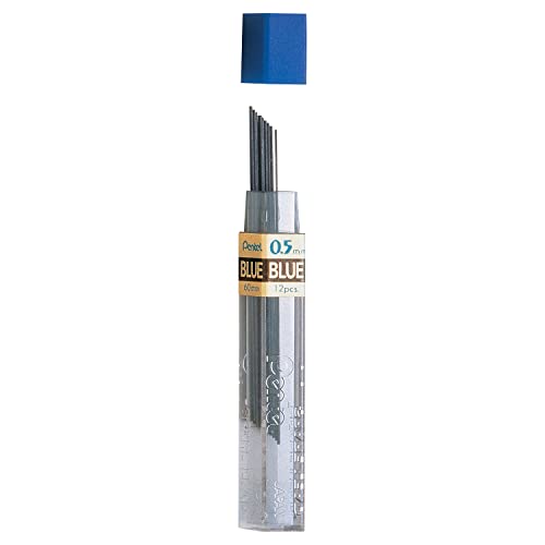 Pentel PPB-5 recharges pour porte-mine de 0.5 mm lot de 12 tubes pour l'écriture quotidienne