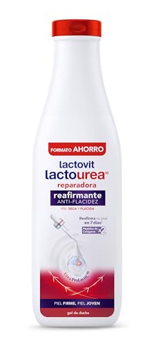 Lactovit - Gel da bagno rassodante Lactourea XXL 750 ml – Ripara e rassoda la pelle secca e flaccida – Con urea ProLactic10 e peptidi di collagene – Pelle più solida in 7 giorni – Approvato da