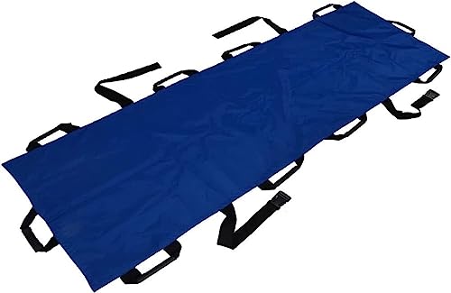 Camilla plegable para transporte de pacientes con lona blanda lavable en casa