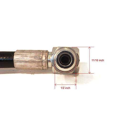 Image of Buyers Products 1304030 Hose, 45inw /Swivel(Indiv. Bagged), Replaces Meyer #21856 - Lot of 4