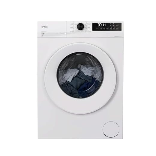 CANDY Quick Pro Washing Machine, 10kg Wash, 1400 RPM, A-20 Energy Class, 16 Programmes, Mix-Power System, BuiltTo Last, White-White, 55x60x85 cm - GD 4108-80