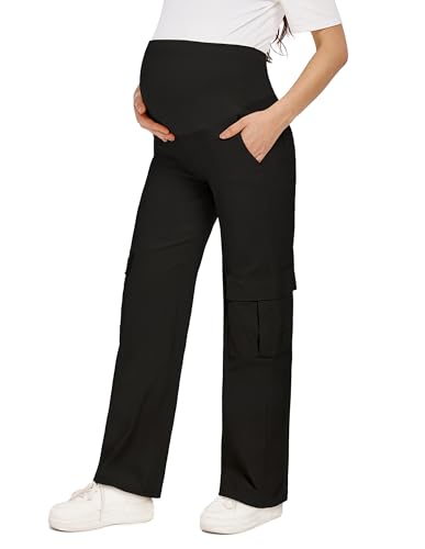 Maternity Cargo Pants for Pregnancy Hiking