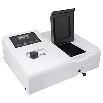 Digital Lab Spectrophotometer Visible Spectrophotometer LCD Display 350-1020nm Tungsten Lamp Lab Analytical Equipment 110V