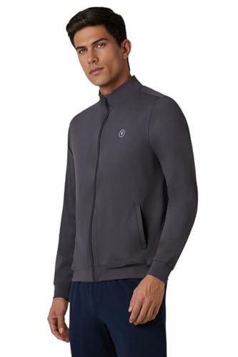 Image of Van Heusen Men's Flex Power Series Full Sleeve Sports Jacket | Zip Front | Perfect for Layering