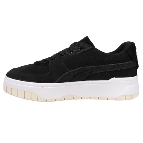 PUMA Womens Cali Dream Teddy Platform Sneakers Shoes Casual - Black - Size 7 M3