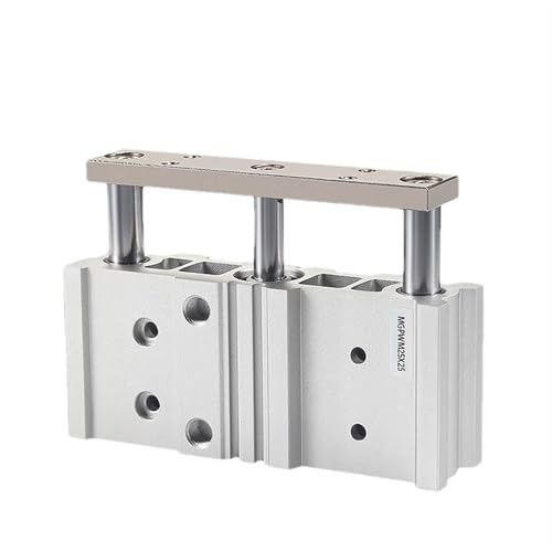 Vérin pneumatique large MGPWM à double tige anti-torsion Alésage 20mm