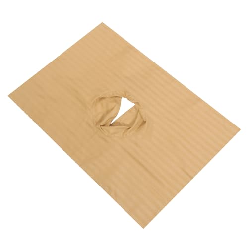 BESTYASH Comfortable Face Hole Cover for Massage Table Breathable Beauty Salon Massage Cloth for Spa Clinic Tattoo Shop Practical Design for Enhanced Relaxation