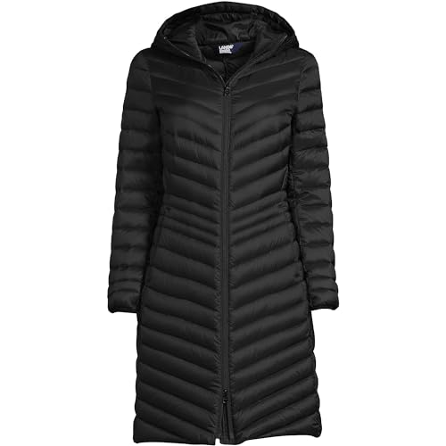 Lands' End Women's Ultralight Packable Long Down Coat3
