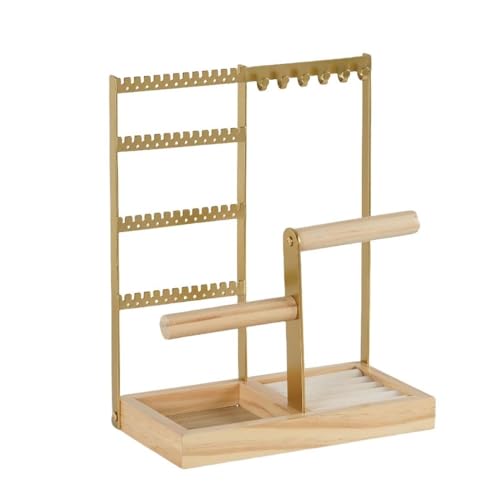 AOBOPO �W���G���[�f�B�X�v���C�X�^���h���O���\�ȃu���X���b�g�ƃl�b�N���X�X�^���h�����O�X���b�g�C�������O���[���b�N (22.5*12*28cm,�S�[���f��)