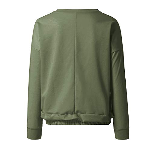 Blouses for Womens,DaySeventh Womens Fashion Long Sleeve O-Neck T-Shirt Solid Casual Tops