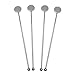 8.2 Inches Cocktail Swizzle Stick, Stainless Steel Martini Mixing/Coffee Stirrers, Set of 4