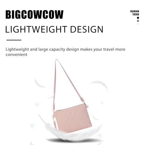 Small Purse Quilted Crossbody Bags for Women Trendy Shoulder Bags Vegan Leather Zipper Clutch Purse4