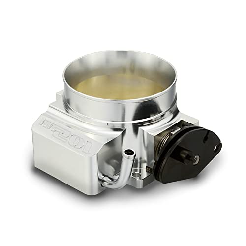 Kifral Throttle Body, Throttle Body Black Cnc Billet Aluminum 102Mm Throttle Body Compatible For Ls1 Ls2 Ls3 Ls6 Lsx Tb1021S Car Modification Parts Silver Color (Color : 92Mm Black) #TOP4