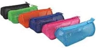 Mesh Pencil Case PC-804 AD Design - Color May Very