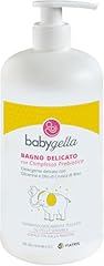 Babygella Bagno Delicato, Detergente Neonato con Complesso Prebiotico, Glicerina e Olio di Crusca di Riso, Confezione da 500 ml