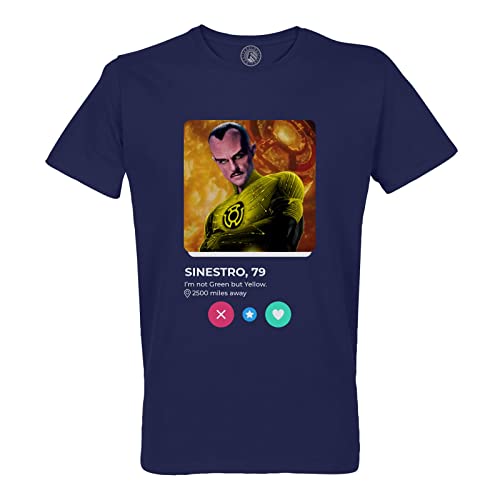 T-Shirt Homme Col Rond Sinestro Idéal pour un Rendez-vous Décontracté