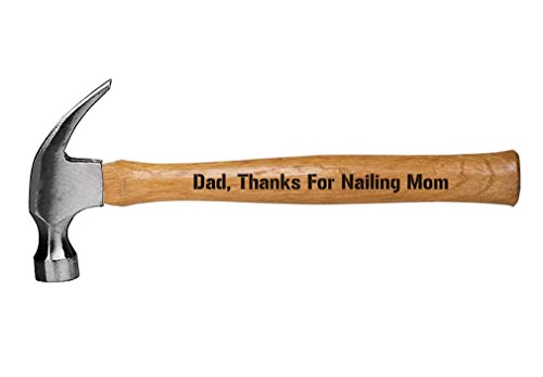 Dad, Thanks For Nailing Mom Funny Father's Day, Christmas Gift for Dad Engraved