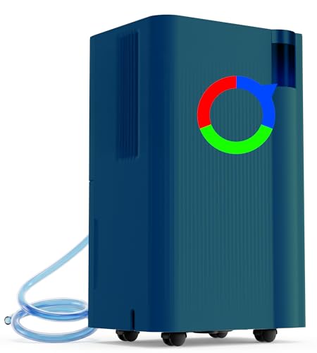 Dehumidifier for Room, Water Tank, 2L Water Tank, 24H Timer, Child Lock, Dehumidifier for Indoor Use