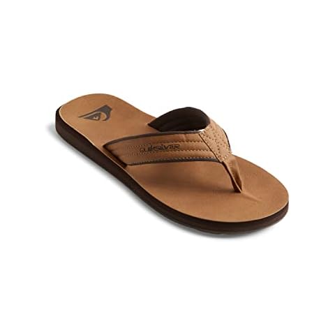 Quiksilver Men's Carver Nubuck Sandals in Tan Cover