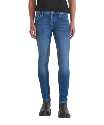 Jean Tapered OZZY Antony Morato, le denim bleu homme confortable qui galbe la silhouette