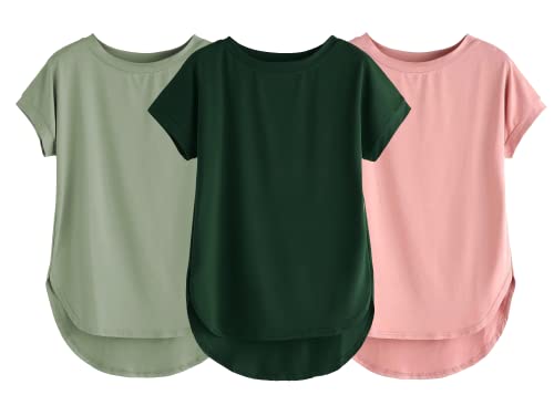 Image of Fabricorn Stylish Plain Up and Down Cotton Tshirt for Women