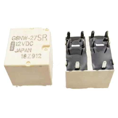 Relé G8NW-27SR DC12V de 10 pines miniatura para circuito de automoción 5 piezas