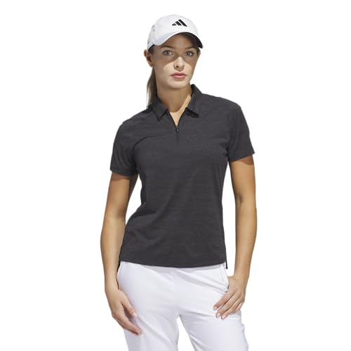 adidas Women's Ultimate365 Heather Twistknit Polo Shirt2