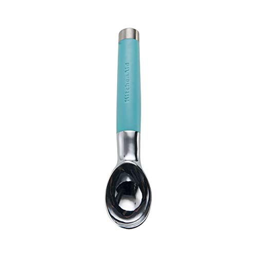 KitchenAid KO117OHAQA Gourmet Ice Cream Scoop, One Size, Matte Aqua Sky - Image 3