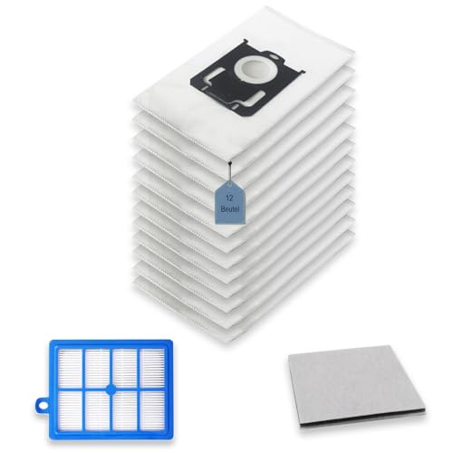 AVAENZO 12 Sacs pour Electrolux Ultraone Ultrasilencer Ergospace PowerForce S-Bag H12 HEPA S-filter Philips Sac Aspirateur