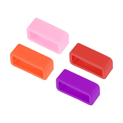 Passants de montre 16mm uxcell souples et durables lot de 8 anneaux de retenue 4 couleurs