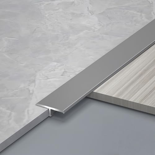 NuoNxuo 見切り 材 エッジ 床見切り材 T字型 フロアストリップ ドアエッジ プロテクター 幅15mm 22mm 25mm 防水性 防錆性 ビニールドアバーエッジトリム ギャップもスッキリ解決 切断可能 【長さ90cm 3本セット】(B,22*4.