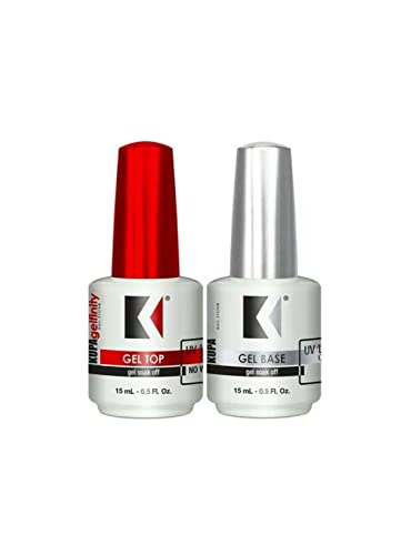 Kupa Gelfinity Soak Off Gel - Base & Top Coat No Wipe 0.5 oz