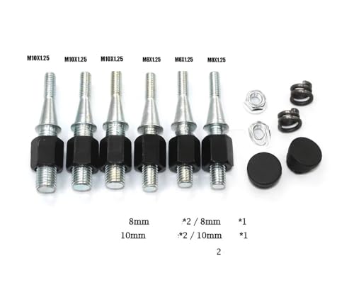Espejos retrovisores para moto Varadero XL 1000 y 125 V laterales universales regulables 3
