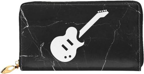 Bass Guitar Player Wallet Card Bag, Black
