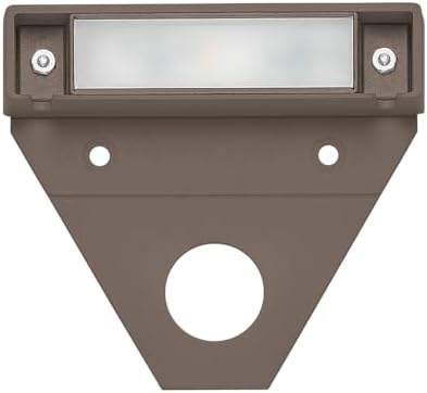 Hinkley Nuvi Small Deck Sconce 10-Pack, Vinyl Alloy, Composite Polycarbonate Lens, Integrated LED, Horizontal Illumination, Bronze Finish