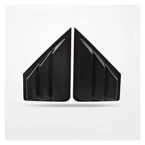 Garniture de volets triangulaires pour Toyota C-HR 2016-2022 en noir brillant pour vitres