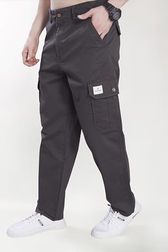 Image of DIVISIVE Men's Loose Baggy Fit Cotton Cargo Pants
