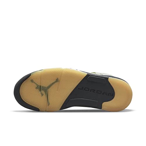 Image of Jordan Youth Air 5 Retro GS 440888 300 Jade Horizon - Size 5.5Y