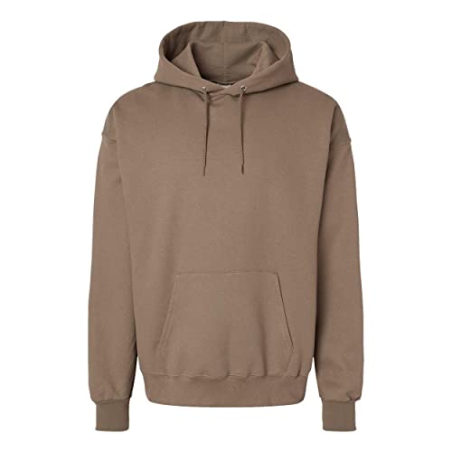 Hanes - Ultimate Cotton Hooded Sweatshirt - F170 - L - Pebble