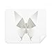 White Butterfly Origa Pattern Cleaning Cloth Screen Cleaner 2pcs Suede Fabric