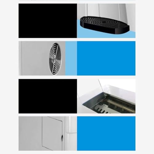 Máquina automática fabricadora de hielo, dispensador de agua fría con inyección manual de agua, máquina portátil para hacer hielo para encimera miniatura 5