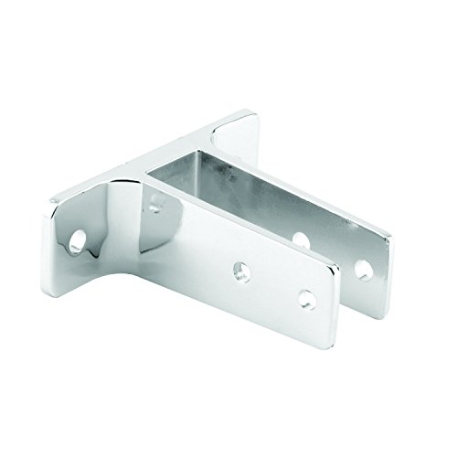 Sentry Supply 650-8372 2 Ear Urinal Wall Bracket, for Panel size 3/4 inch, Chrome Plated Zamak, Pack of 1