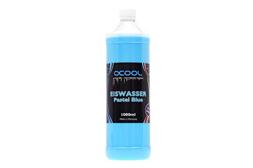 Alphacool 18553 Eiswasser Pastel Blue UV-Active premixed coolant 1000ml Water Cooling Water additives
